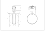 Volume control dampers standard continuous adjustment with servomotor PN 