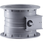 Reinforced volume control dampers reinforced with console for servomotor 