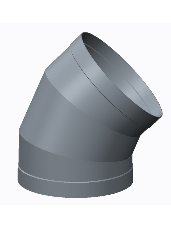 Segmented bends 45° (in segments)