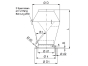 Deflector hoods, flange connection 