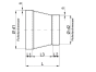 Reducers symmetrical 1000/500 to 1400/1250 MM