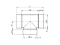T-Stücke 90° (Muffenanschluss) 