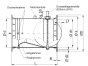 Volume flow controller short, flange connection 